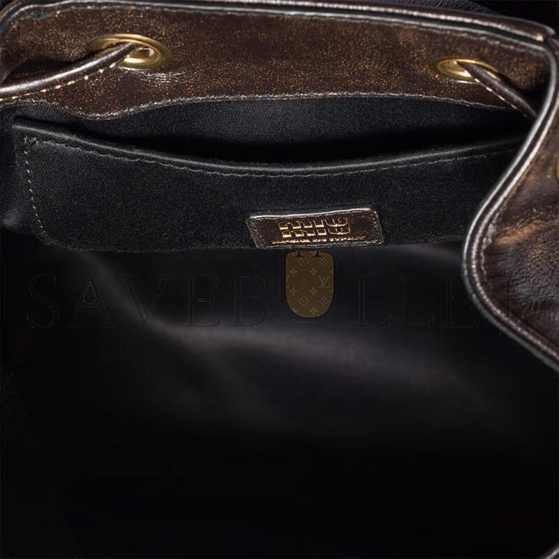 MIU MIU LEATHER BACKPACK 5BZ043 (22*18*11.5cm)